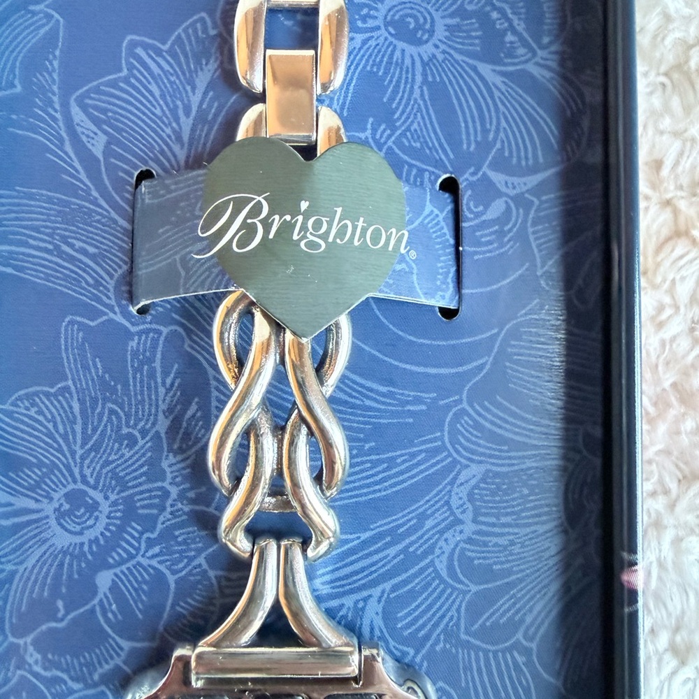 Brighton Silver-Tone Linked Bracelet Apple Watch Band - w/ metal case - Picture 5 of 6